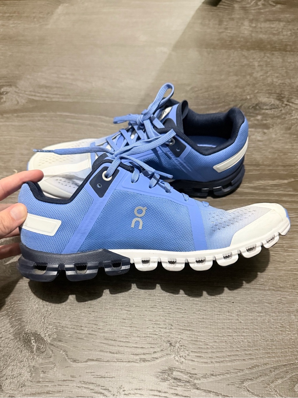 On Running Women’s Cloud Running Shoes - Light Blue with White Accents
